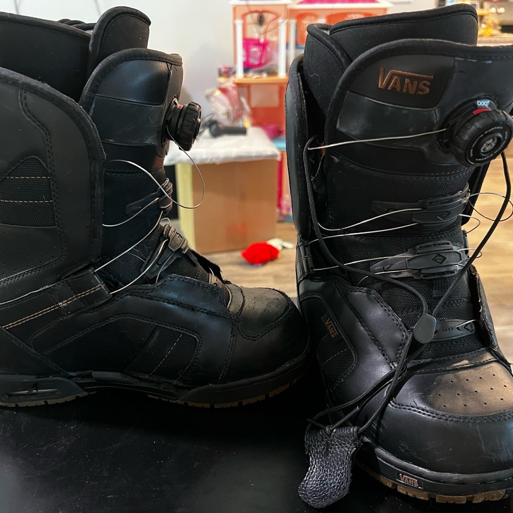 Vans Black Snowboard Boots